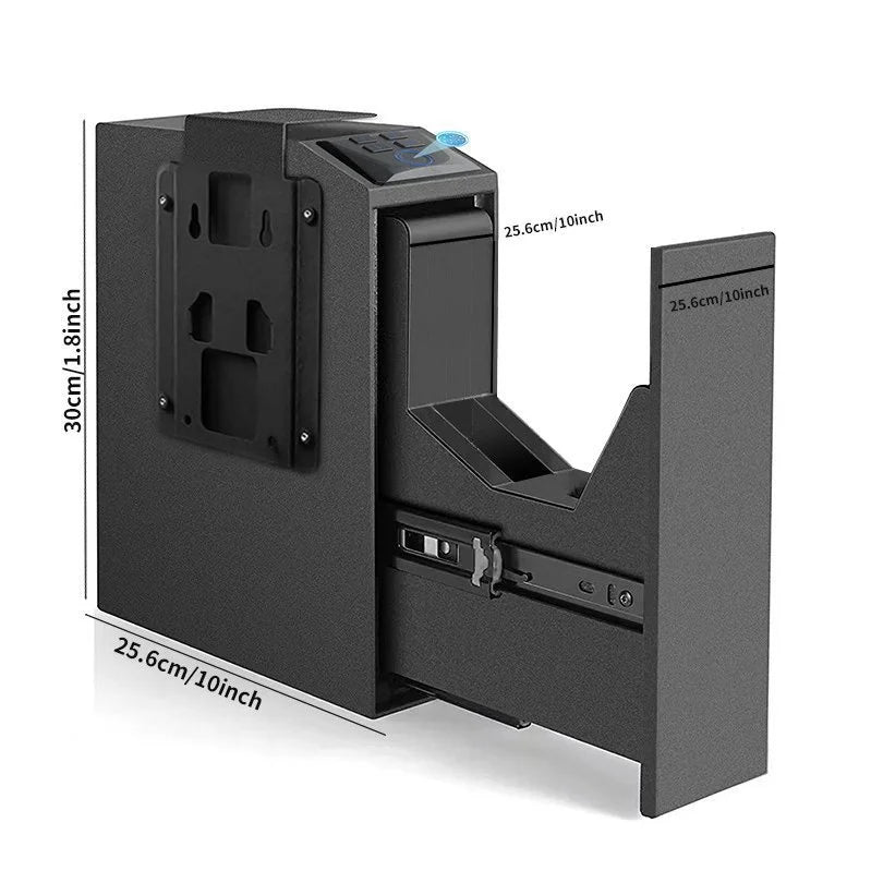 Safetouch Multi-Access Mountable Smart Handgun Safe with Blue LED Light