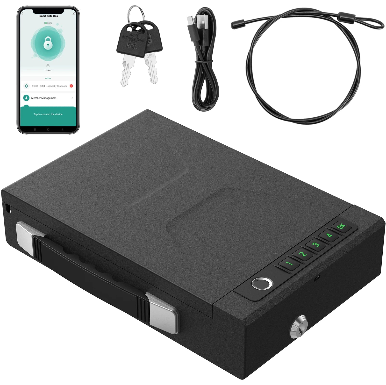 Safetouch Multi-Access Portable Smart Handgun Safe