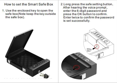 Safetouch Multi-Access Portable Smart Handgun Safe