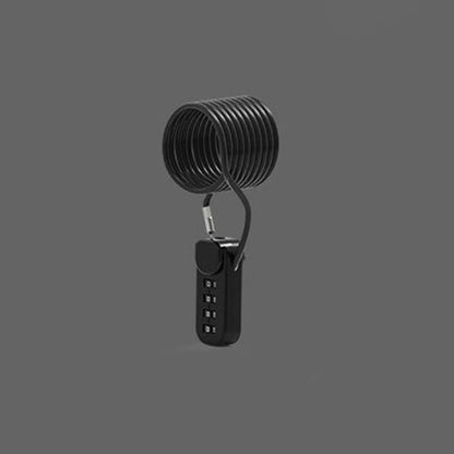 Safetouch 4-Digit Combo Lock With Retractable Coil Wire