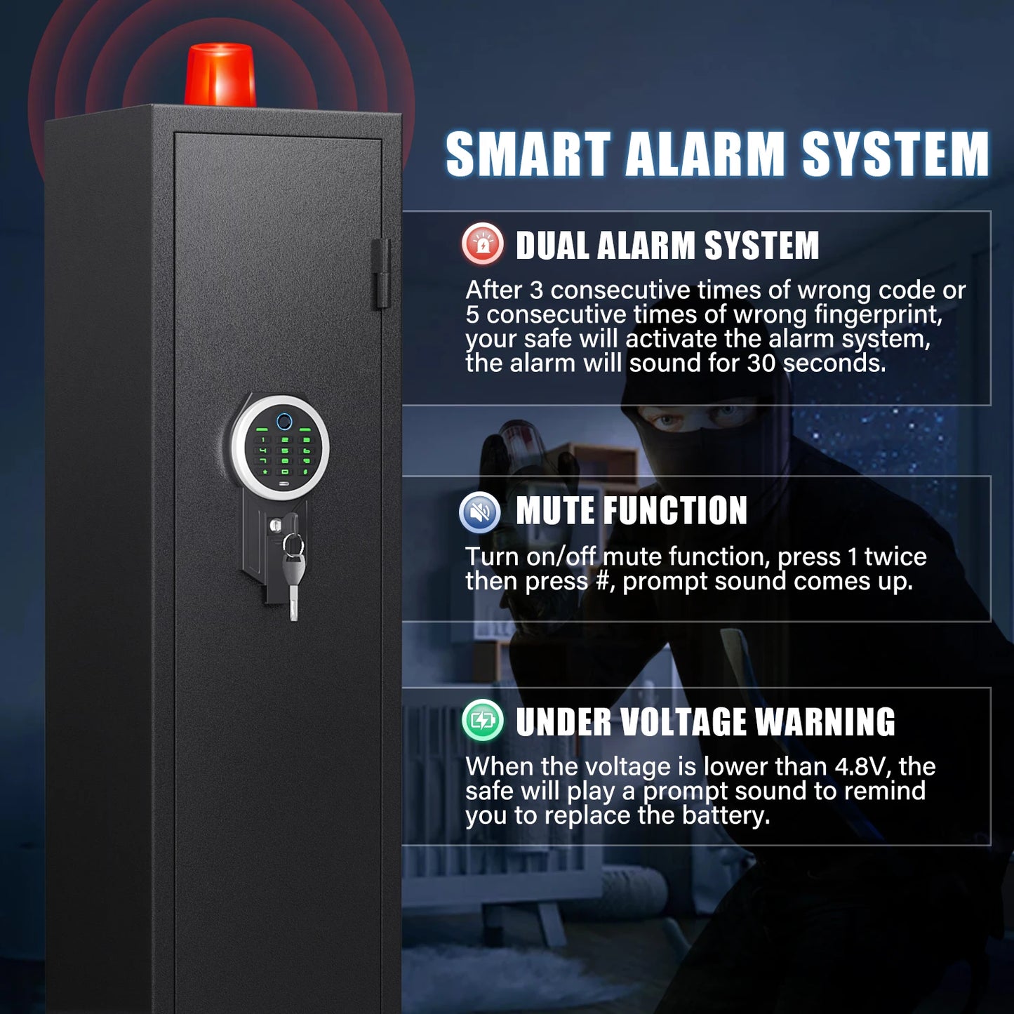 Safetouch Multi-Access Mountable Firearms Safe