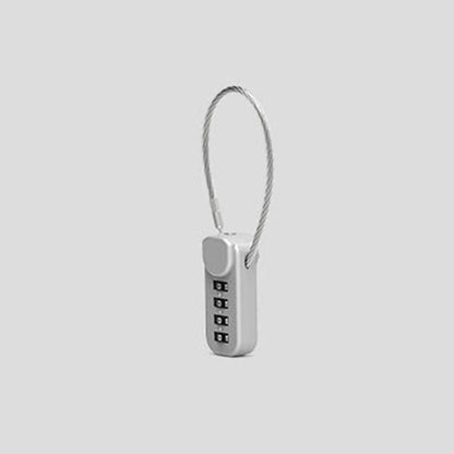 Safetouch 4-Digit Combo Lock With Retractable Coil Wire