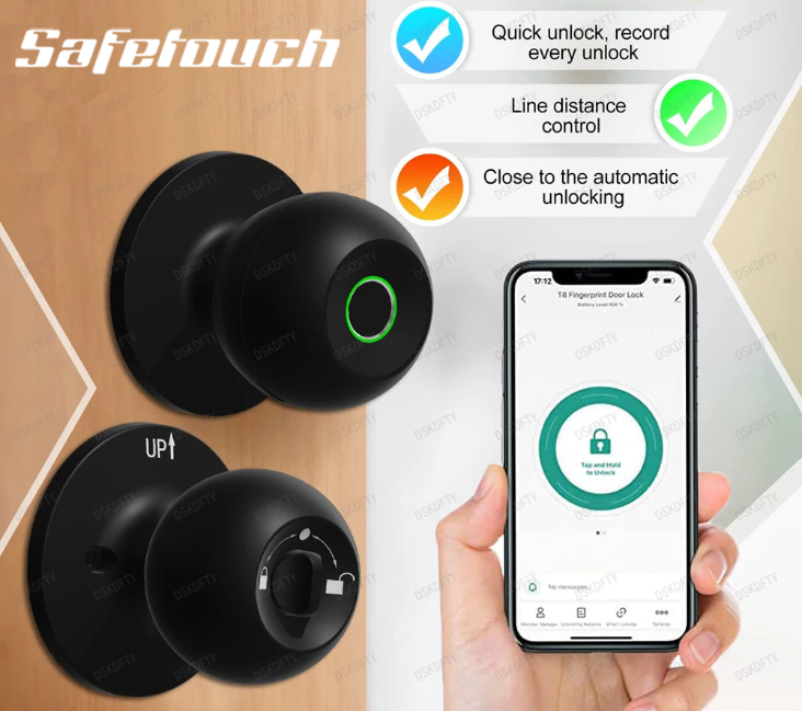 Safetouch Fingerprint Access Doorknob