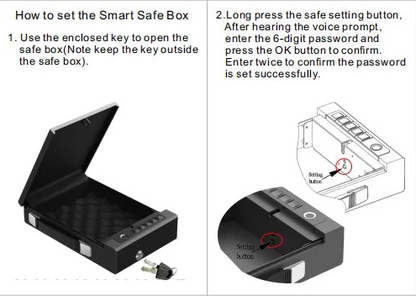 Safetouch Multi-Access Portable Smart Handgun Safe
