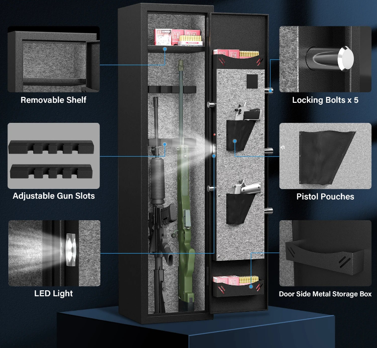 Safetouch Multi-Access Mountable Firearms Safe