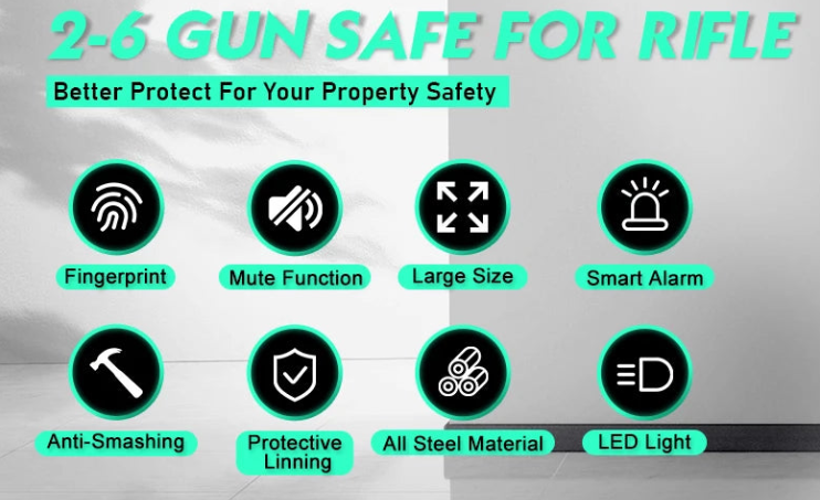 Safetouch Multi-Access Mountable Firearms Safe